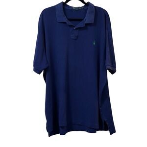 Polo by Ralph Lauren navy polo shirt XXL classic fit green pony